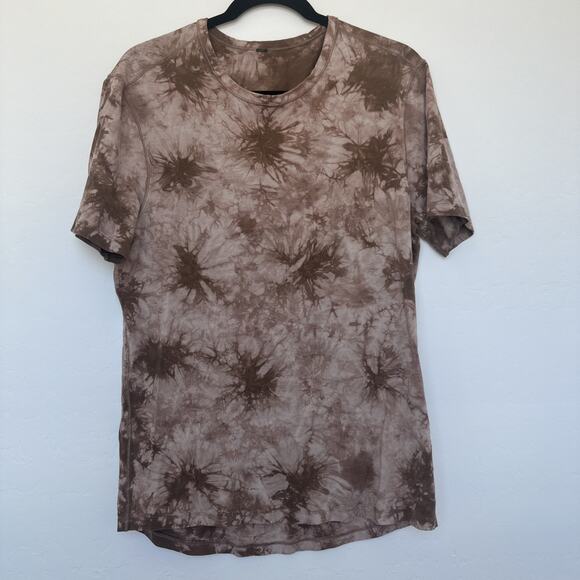 lululemon athletica Tops - Lululemon All Yours Tee Marble Dye Silky French Press Size Large
